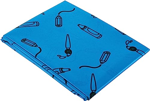 Craftplay AMZ717SAB Spritzschutzmatte/Tischabdeckung, x 1,5 m, ideal für unordentliche Aktivitäten, robuster, wasserdichter Kunststoff, leicht zu reinigen, blau, 1.5x1.5 metre Craftplay AMZ717SAB Spritzschutzmatte/Tischabdeckung, x 1,5 m, ideal für unordentliche Aktivitäten, robuster, wasserdichter Kunststoff, leicht zu reinigen, blau, 1.5x1.5 metre von Craftplay