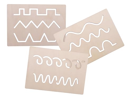 Pre Handwriting Boards | Pattern Skill Tracing Boards | Pack of 3 Boards | 8 Designs Pre Handwriting Boards | Pattern Skill Tracing Boards | Pack of 3 Boards | 8 Designs von Craftplay