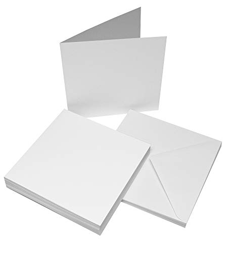 Craft UK 863 8 x 8 Zoll Karte und Umschlag Packung mit 25 - Weiß Craft UK 863 8 x 8 Zoll Karte und Umschlag Packung mit 25 - Weiß von Crafts UK