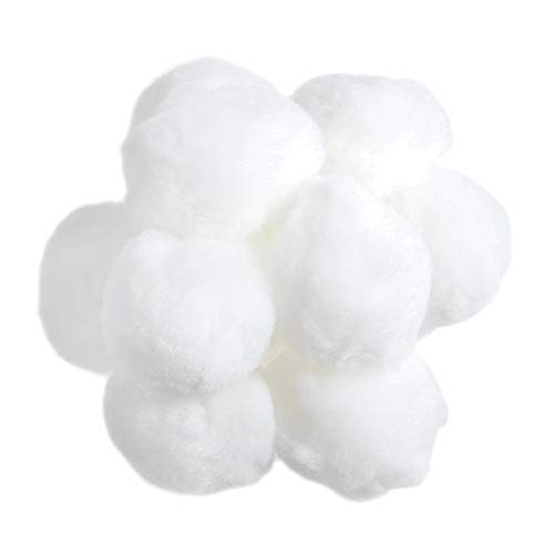 Trimits PP5W weiße Pompons für die Spielzeugherstellung, 50 mm, 25 Stück von Impex