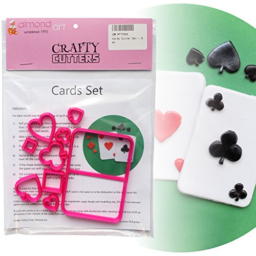 Ausstechformen-Set, Spielkarte und Spielfarben, 9-teilig, für Kuchen- oder Cupcake-Dekoration Ausstechformen-Set, Spielkarte und Spielfarben, 9-teilig, für Kuchen- oder Cupcake-Dekoration von Crafty Cutters