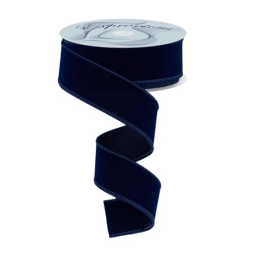 Expressions Samtband für den Innenbereich, 3,8 cm, Dunkelmarineblau, 9,1 m – Weihnachtsschleifen, Kränze, Basteln und Dekorationen Expressions Samtband für den Innenbereich, 3,8 cm, Dunkelmarineblau, 9,1 m – Weihnachtsschleifen, Kränze, Basteln und Dekorationen von Craig Bachman