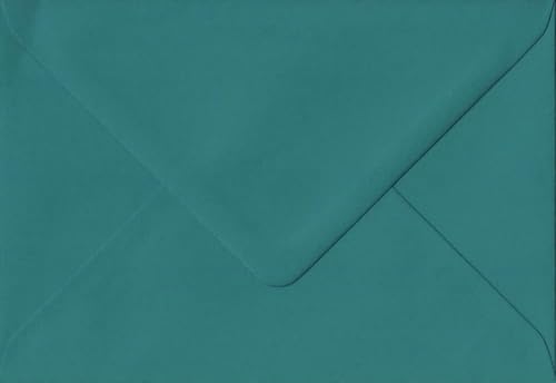 Briefumschläge, 120 g/m², gummiert, Petrolblau, 133 x 184 mm, 25 Stück Briefumschläge, 120 g/m², gummiert, Petrolblau, 133 x 184 mm, 25 Stück von Cranberry