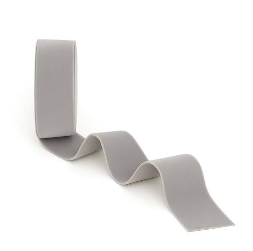 Silbergraues Samtband, 38 mm breit x 2 m Schnittlänge, luxuriöser einseitiger weicher Samtbesatz für Geschenkverpackungen, Hochzeit, Schleifen, Basteln, Weihnachten, Blumenarrangements und Dekoration Silbergraues Samtband, 38 mm breit x 2 m Schnittlänge, luxuriöser einseitiger weicher Samtbesatz für Geschenkverpackungen, Hochzeit, Schleifen, Basteln, Weihnachten, Blumenarrangements und Dekoration von Cranberry