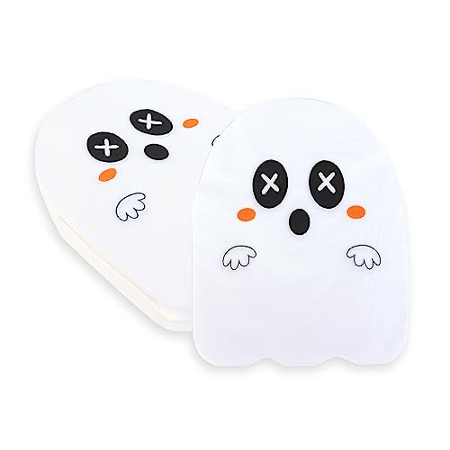 Cranight 50 Stück Halloween-Servietten, Geister-Halloween-Servietten, weiße Papierservietten, Einweggeschirr für Halloween-Party Cranight 50 Stück Halloween-Servietten, Geister-Halloween-Servietten, weiße Papierservietten, Einweggeschirr für Halloween-Party von Cranight