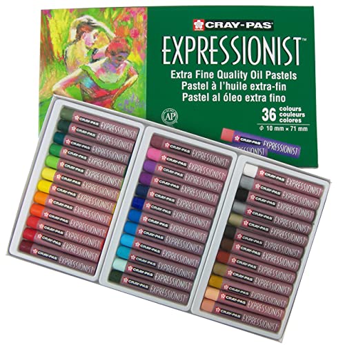 Cray nicht Expressionist 36 Stück Pastellkreide, Öl Farben sortiert von SAKURA