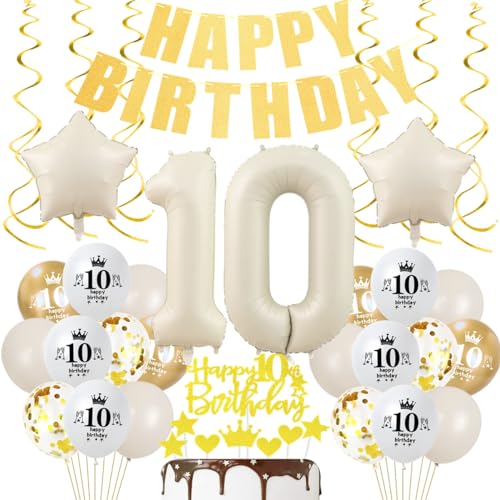 10. Geburtstagsdeko Beige Deko, 10. Geburtstags Creme Weiß Gold Mädchen Junge, Luftballons 10. Jahre Beige Gold, 10. Boho Geburtstag Party Deko, Geburtstagsdeko 10. Beige Gold, Ballon 10. Deko 10. Geburtstagsdeko Beige Deko, 10. Geburtstags Creme Weiß Gold Mädchen Junge, Luftballons 10. Jahre Beige Gold, 10. Boho Geburtstag Party Deko, Geburtstagsdeko 10. Beige Gold, Ballon 10. Deko von Crazy-M