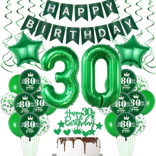 30 Geburtstag Deko Frau Mann 30. Geburtstag Dekoration Grün Deko 30 Geburtstag Frau Mann Grün Luftballon 30. Geburtstagsdeko 30 Jahr Grün Ballon 30. Geburtstag Jahrestag Partei Supplies 30 Geburtstag Deko Frau Mann 30. Geburtstag Dekoration Grün Deko 30 Geburtstag Frau Mann Grün Luftballon 30. Geburtstagsdeko 30 Jahr Grün Ballon 30. Geburtstag Jahrestag Partei Supplies von Crazy-M