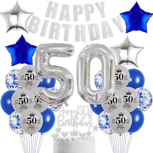 50 Geburtstag Deko Blau Silber 50. Geburtstag Marineblau Silber Mann Party Deko, Silber Blau Luftballons 50. Geburtstag Blau Silber Geburtstagsdeko 50 Jahre Mann Marineblau Silber 50. Ballon 50 Geburtstag Deko Blau Silber 50. Geburtstag Marineblau Silber Mann Party Deko, Silber Blau Luftballons 50. Geburtstag Blau Silber Geburtstagsdeko 50 Jahre Mann Marineblau Silber 50. Ballon von Crazy-M