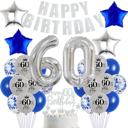 60 Geburtstag Deko Blau Silber 60. Geburtstag Marineblau Silber Mann Party Deko, Silber Blau Luftballons 60. Geburtstag Blau Silber Geburtstagsdeko 60 Jahre Mann Marineblau Silber 60. Ballon 60 Geburtstag Deko Blau Silber 60. Geburtstag Marineblau Silber Mann Party Deko, Silber Blau Luftballons 60. Geburtstag Blau Silber Geburtstagsdeko 60 Jahre Mann Marineblau Silber 60. Ballon von Crazy-M