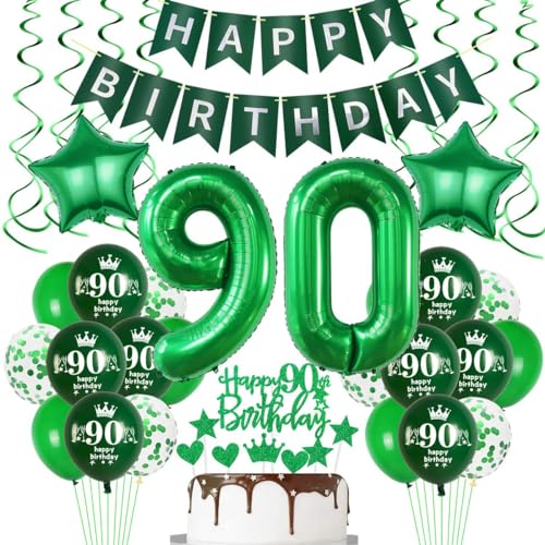 90 Geburtstag Deko Frau Mann 90. Geburtstag Dekoration Grün Deko 90 Geburtstag Frau Mann Grün Luftballon 90. Geburtstagsdeko 90 Jahr Grün Ballon 90. Geburtstag Jahrestag Partei Supplies 90 Geburtstag Deko Frau Mann 90. Geburtstag Dekoration Grün Deko 90 Geburtstag Frau Mann Grün Luftballon 90. Geburtstagsdeko 90 Jahr Grün Ballon 90. Geburtstag Jahrestag Partei Supplies von Crazy-M
