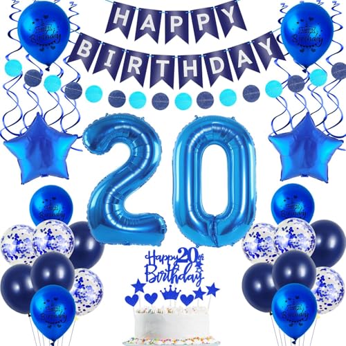 Deko 20. geburtstag mann luftballon blau tortendeko 20 geburtstag mann deko geschenk für 20. Geburtstag mann blau Geburtstagsdeko 20 jahre mann geburtstags deko ballon 20 Geburtstag Deko Männer Deko 20. geburtstag mann luftballon blau tortendeko 20 geburtstag mann deko geschenk für 20. Geburtstag mann blau Geburtstagsdeko 20 jahre mann geburtstags deko ballon 20 Geburtstag Deko Männer von Crazy-M