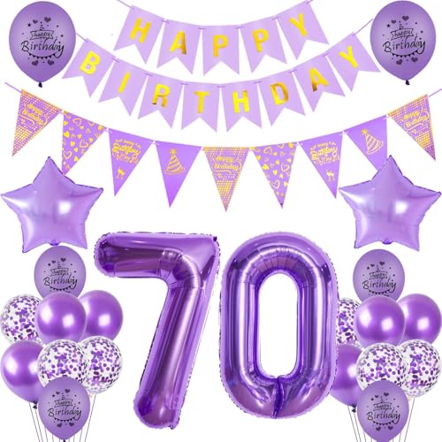 Deko 70. geburtstag frauen lila luftballon 70 geburtstag frauen deko geschenk für 70. geburtstag frau lila geburtstagsdeko 70 jahre frauen violett ballon 70 geburtstag frauen mädchen dekoration Deko 70. geburtstag frauen lila luftballon 70 geburtstag frauen deko geschenk für 70. geburtstag frau lila geburtstagsdeko 70 jahre frauen violett ballon 70 geburtstag frauen mädchen dekoration von Crazy-M