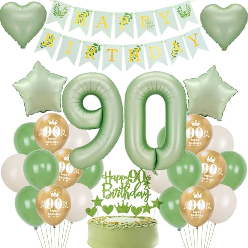 Deko 90 Geburtstag Frau Mann, Avocado Grüne Gold Geburtstagsdeko 90 Frau Mann, Grün Luftballon 90. Geburtstagsdeko, 90 Jahr Grün Frau Mann Deko, Grüner 90. Geburtstag Party Dekorationen Deko 90 Geburtstag Frau Mann, Avocado Grüne Gold Geburtstagsdeko 90 Frau Mann, Grün Luftballon 90. Geburtstagsdeko, 90 Jahr Grün Frau Mann Deko, Grüner 90. Geburtstag Party Dekorationen von Crazy-M
