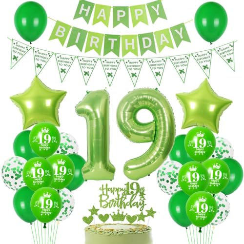 Grün Luftballon 19. Geburtstagsdeko Grüner 19. Geburtstag Dekorationen Jungen Mädchen 19. Geburtstag Dekorationen Grün Ballons 19 Geburtstag Mädchen 19 Jahr Grün Deko 19. Geburtstag Luftballons Grün Luftballon 19. Geburtstagsdeko Grüner 19. Geburtstag Dekorationen Jungen Mädchen 19. Geburtstag Dekorationen Grün Ballons 19 Geburtstag Mädchen 19 Jahr Grün Deko 19. Geburtstag Luftballons von Crazy-M