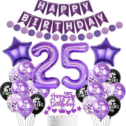 Lila 25 Jahre Party Dekoration, Lila 25 Geburtstagsdeko Frau, 25 Geburtstag Dekoration Lila, Tortendeko Geburtstagsdeko 25 Jahre, Luftballons 25 Geburtstag Lila Schwarz, Lila 25 Jahre Ballon Lila 25 Jahre Party Dekoration, Lila 25 Geburtstagsdeko Frau, 25 Geburtstag Dekoration Lila, Tortendeko Geburtstagsdeko 25 Jahre, Luftballons 25 Geburtstag Lila Schwarz, Lila 25 Jahre Ballon von Crazy-M