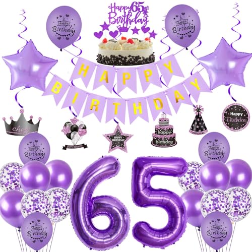 Crazy-M Violett 65. Geburtstag Deko, 1 stück, 20 Teile, Ballon, Geburtstagsdeko, Lila, Erwachsene (65. Geburtstag), Frauen Crazy-M Violett 65. Geburtstag Deko, 1 stück, 20 Teile, Ballon, Geburtstagsdeko, Lila, Erwachsene (65. Geburtstag), Frauen von Crazy-M