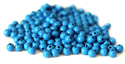 Cre9tive 100x Holzperlen PREMIUM gebohrt für Perlen Kette - Basteln Zubehör - 10 mm Rundperle mittelblau Cre9tive 100x Holzperlen PREMIUM gebohrt für Perlen Kette - Basteln Zubehör - 10 mm Rundperle mittelblau von Cre9tive