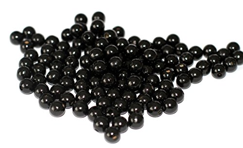 Cre9tive 100x Holzperlen PREMIUM gebohrt für Perlen Kette - Basteln Zubehör - 8 mm Rundperle schwarz Cre9tive 100x Holzperlen PREMIUM gebohrt für Perlen Kette - Basteln Zubehör - 8 mm Rundperle schwarz von Cre9tive