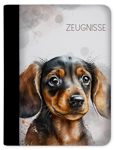 CreaDesign, Kinder Zeugnismappe Mädchen Dackel mit 10 Klarsichthüllen, A4, 24 x 31 x 1 cm, Rücken schwarz CreaDesign, Kinder Zeugnismappe Mädchen Dackel mit 10 Klarsichthüllen, A4, 24 x 31 x 1 cm, Rücken schwarz von CreaDesign