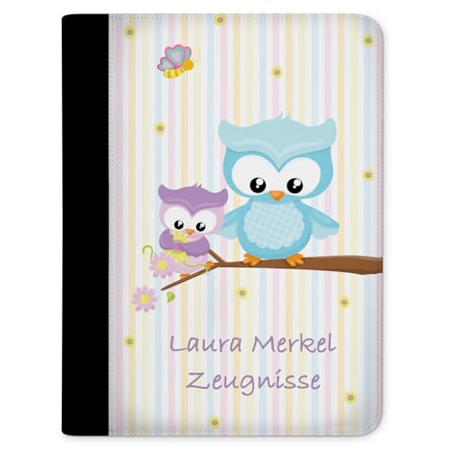 CreaDesign, Kinder Zeugnismappe mit Namen personalisiert, Zeugnis Mappe Eule mit 10 Klarsichthüllen, A4, 26,7 x 32,7 x 1 cm, Rücken schwarz CreaDesign, Kinder Zeugnismappe mit Namen personalisiert, Zeugnis Mappe Eule mit 10 Klarsichthüllen, A4, 26,7 x 32,7 x 1 cm, Rücken schwarz von CreaDesign