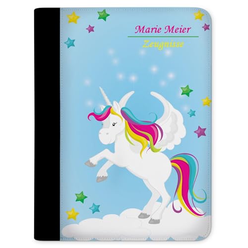 CreaDesign Customize A4 Zeugnismappe für Kinder 26,7x32,7x1 cm, Sichtbuch mit 10 Klarsichthüllen, erweiterbar auf bis zu 20 Taschen, Einhorn Blau design, Dokumentenmappe für Schüler CreaDesign Customize A4 Zeugnismappe für Kinder 26,7x32,7x1 cm, Sichtbuch mit 10 Klarsichthüllen, erweiterbar auf bis zu 20 Taschen, Einhorn Blau design, Dokumentenmappe für Schüler von CreaDesign