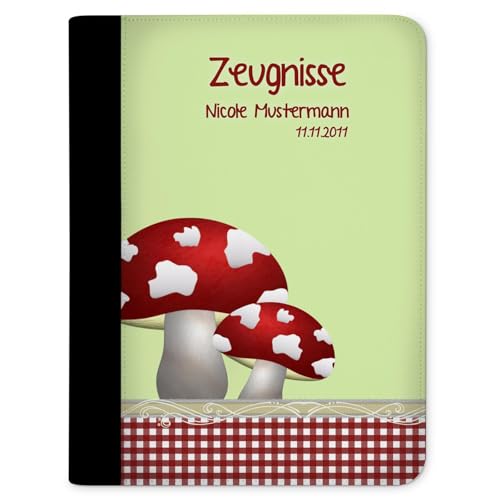 CreaDesign Customize A4 Zeugnismappe für Kinder 26,7x32,7x1 cm, Sichtbuch mit 10 Klarsichthüllen, erweiterbar auf bis zu 20 Taschen, Pilz Grün Design, Dokumentenmappe für Schüler CreaDesign Customize A4 Zeugnismappe für Kinder 26,7x32,7x1 cm, Sichtbuch mit 10 Klarsichthüllen, erweiterbar auf bis zu 20 Taschen, Pilz Grün Design, Dokumentenmappe für Schüler von CreaDesign