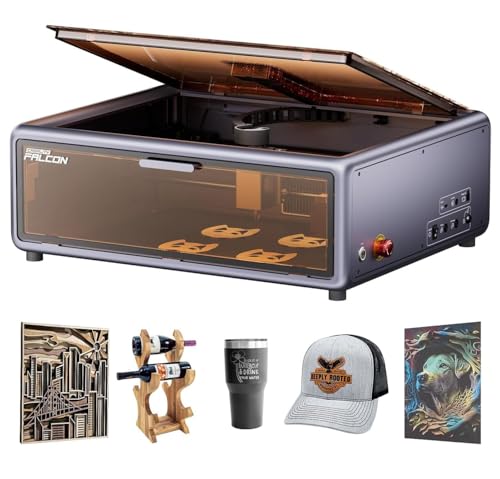Creality Falcon A1 10W Laser Graviermaschine, Geschlossener Laser Cutter Lasergravur Maschine mit Intelligenter Kamera, Auto Materialerkennung, CoreXY-System, Plug and Play, Arbeitsbereich 387x305mm Creality Falcon A1 10W Laser Graviermaschine, Geschlossener Laser Cutter Lasergravur Maschine mit Intelligenter Kamera, Auto Materialerkennung, CoreXY-System, Plug and Play, Arbeitsbereich 387x305mm von Creality