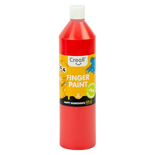 Creall Jouetprive Fingerfarbe, Preservative-Free Red, 750 ml von Creall