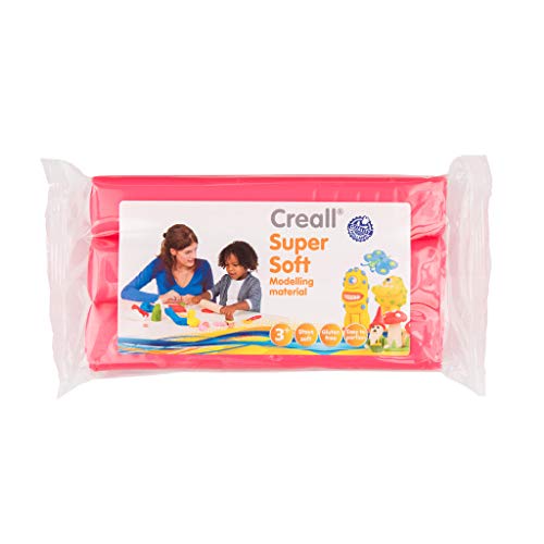 Creall Supersoft Knetmasse Rosa, 500g Nachfüllpackung | Superweiche, dauerhafte Modelliermasse | Auf Wachsbasis, trocknet nicht aus | Für Kinder & Erwachsene | Made in Holland Creall Supersoft Knetmasse Rosa, 500g Nachfüllpackung | Superweiche, dauerhafte Modelliermasse | Auf Wachsbasis, trocknet nicht aus | Für Kinder & Erwachsene | Made in Holland von Creall