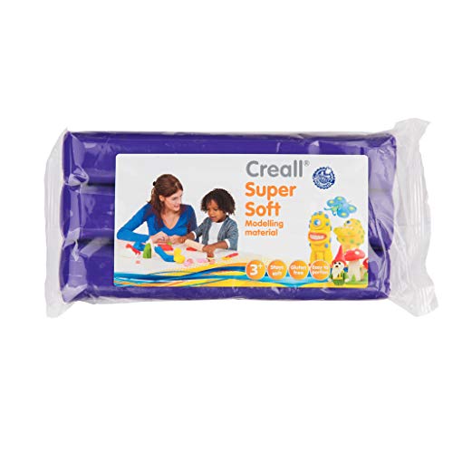 Creall Supersoft Knetmasse Violett, 500g Nachfüllpackung | Superweiche, dauerhafte Modelliermasse | Auf Wachsbasis, trocknet nicht aus | Für Kinder & Erwachsene | Made in Holland Creall Supersoft Knetmasse Violett, 500g Nachfüllpackung | Superweiche, dauerhafte Modelliermasse | Auf Wachsbasis, trocknet nicht aus | Für Kinder & Erwachsene | Made in Holland von Creall