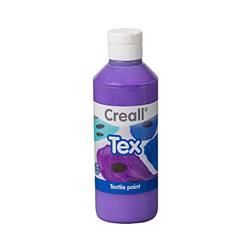 Creall Textil- & Stoffmalfarbe | Violett 250 ml | Waschmaschinenfest nach Fixierung | Für T-Shirts, Jeans, Schuhe, Stofftaschen, Möbel & Autoinnenraum/Dachhimmel Creall Textil- & Stoffmalfarbe | Violett 250 ml | Waschmaschinenfest nach Fixierung | Für T-Shirts, Jeans, Schuhe, Stofftaschen, Möbel & Autoinnenraum/Dachhimmel von Creall