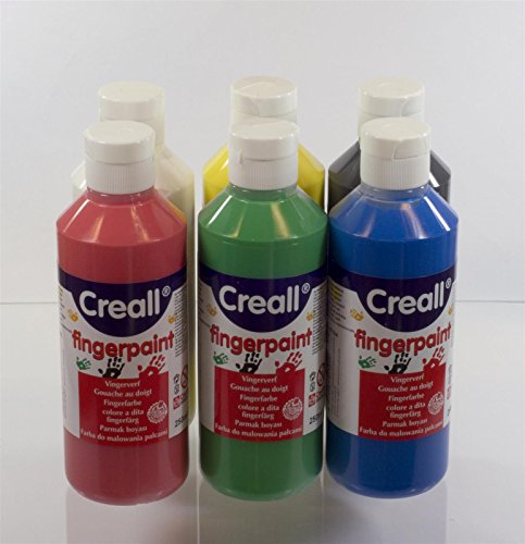 Creall havo07115 1500 ml Sortiment Havo Fingerfarben-Set (6-teilig) von Creall