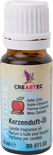 CREARTEC - Kerzenduftöl - Duftnote: Wildflieder - Parfümöl zur Herstellung von individuell duftenden Kerzen - 10 ml - Made in Germany Apfel-Zimt von CREARTEC