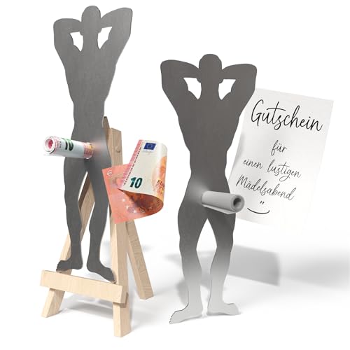 Creatastic® Lustige Geschenke für Frauen [Edelstahl Mann Geburtstagsgeschenk für Frauen] mit Staffelei | Geschenke für Freundin | Geburtstag Frau | Geschenk lustig für Frauen von Creatastic