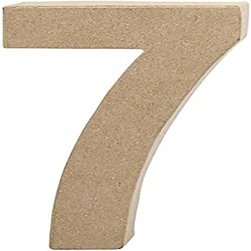 Creativ Nummer 7, Pappmaché, 20 cm von Creativ