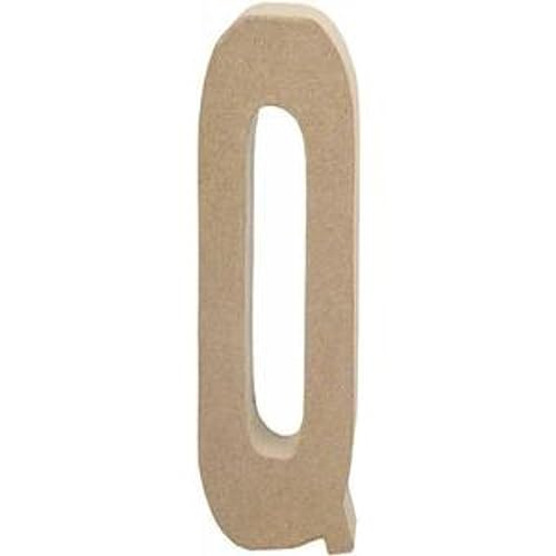 Creativ Pappmaché-Zahl, 20 cm, 1 Stück, beige, 1 von Creativ