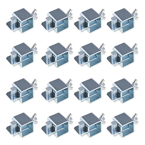 Create idea 16pcs Stumpfschweißklemmen Chrom-Vanadium-Stahl Stumpfschweißklemmen 50x25mm zum Schweißen von Reparaturen an Patches in Böden Flügel Türhäute Metall-Stumpfschweißklemmen Blatt von Create idea