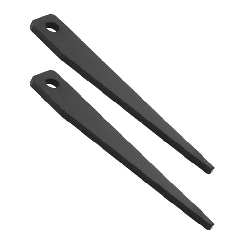 Create idea 2 Stück Schwarzer Kegeldorn aus Kohlenstoffstahl für Morsekegel MT1 Bis MT2 Drehbank-Bohrhülsen 140 X 20mm für Bohrmaschinen Radialbohrer von Create idea