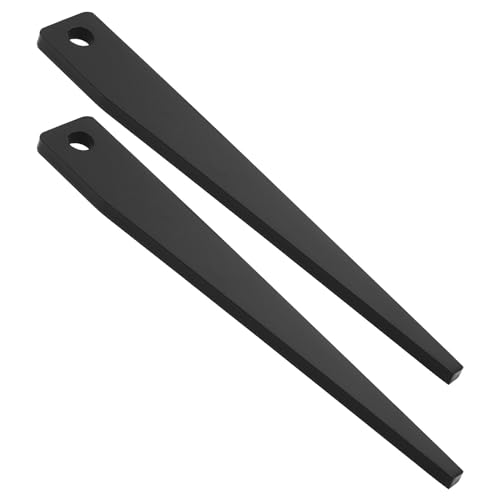 Create idea 2 Stück Schwarzer Kegeldorn aus Kohlenstoffstahl für Morsekegel MT3 Drehbohrhülsen 190 X 25 X 6mm für Bohrmaschinen Radialbohrer von Create idea