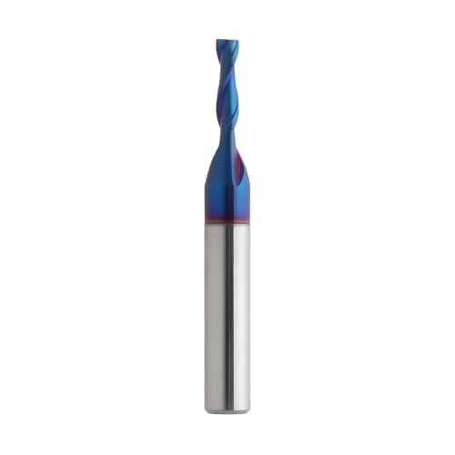Create idea Spiralfräser-Bit, 0,3 cm (1/8 Zoll), 6,35 mm Schaft, Vollhartmetall mit blauer Nanobeschichtung, für Holzschnitzerei, Gravur von Create idea