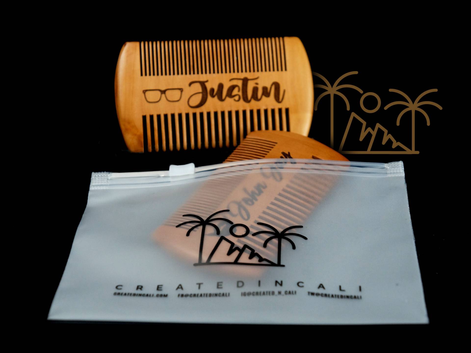 Personalisierter Bartkamm, Geschenk Für Papa, Graviertes Bräutigam, Vatertagsgeschenk, Ihn, Gravierter Kamm, Holzkamm, Holzkamm Personalisierter Bartkamm, Geschenk Für Papa, Graviertes Bräutigam, Vatertagsgeschenk, Ihn, Gravierter Kamm, Holzkamm, Holzkamm von CreatedInCali