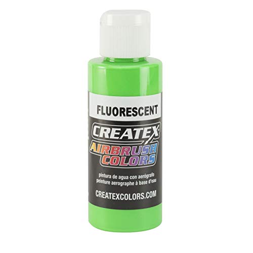 Createx Farbe, fluoreszierend orange 60 ml grün von Createx