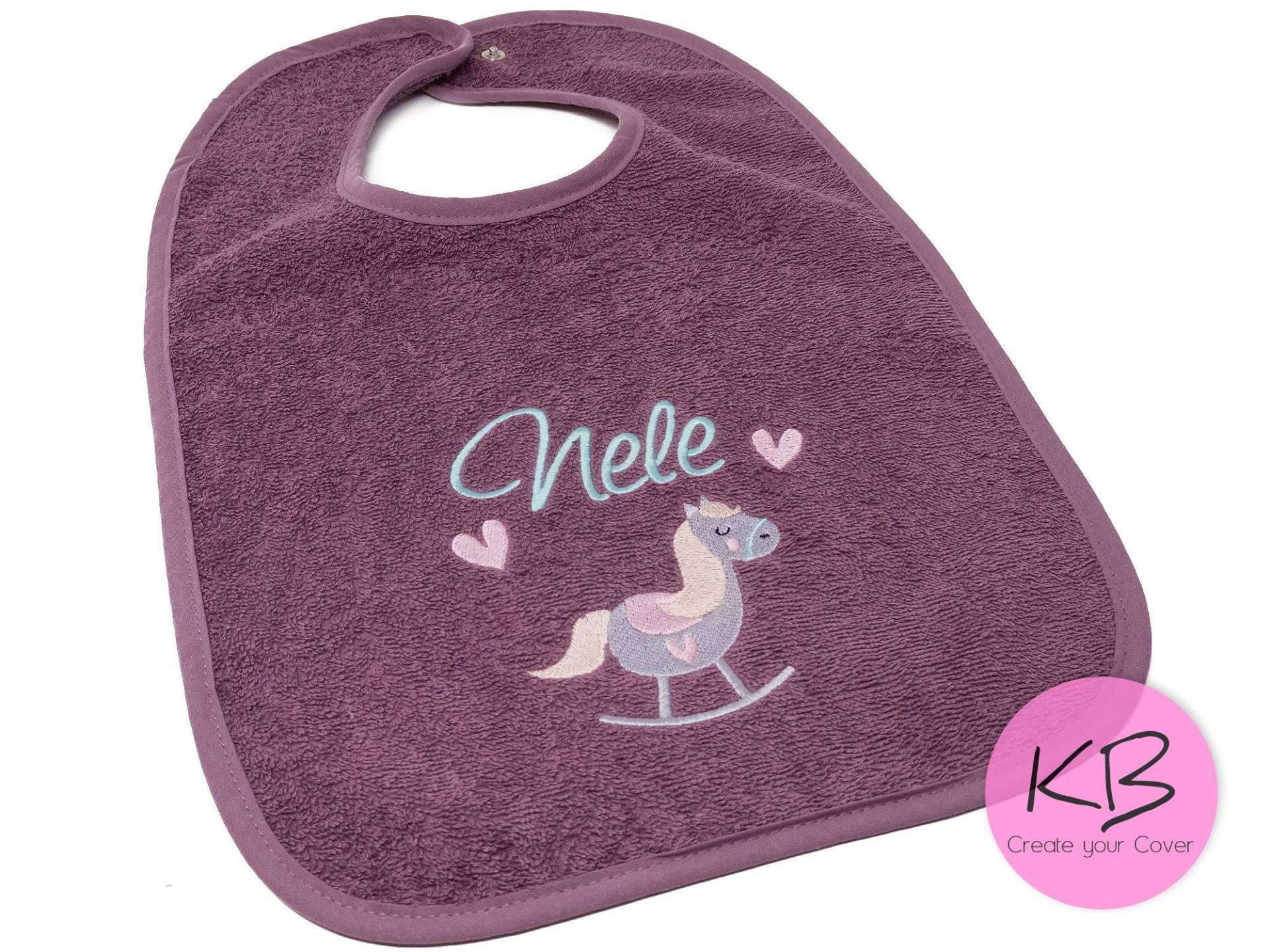 Lätzchen Mit Druckknopf, Namen Und Motiv Schaukelpferd, Babylätzchen Personalisiert, Kleines Geschenk, Latz Für Baby Lätzchen Mit Druckknopf, Namen Und Motiv Schaukelpferd, Babylätzchen Personalisiert, Kleines Geschenk, Latz Für Baby von CreateyourCover