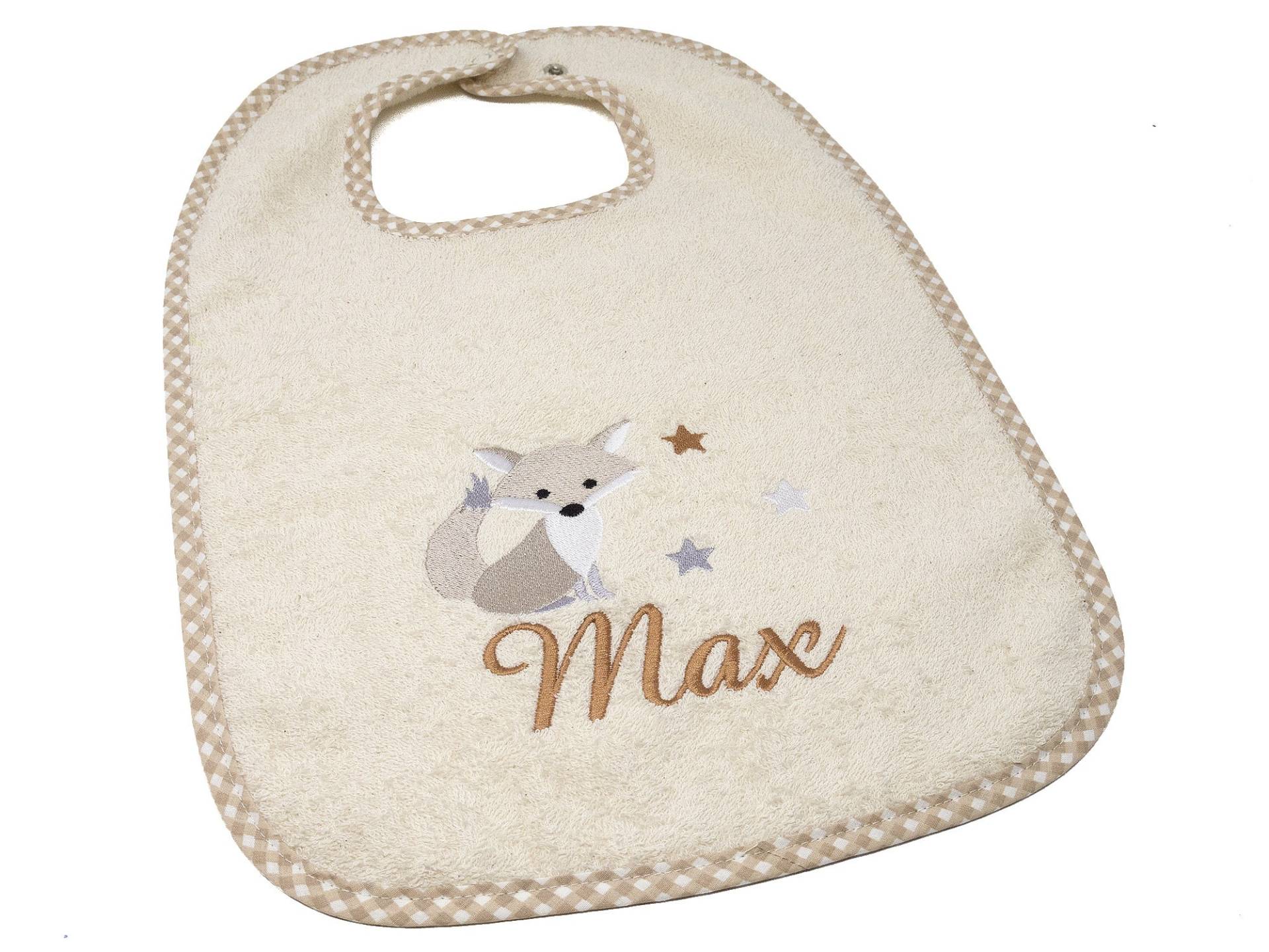 Lätzchen Mit Druckknopf Namen Und Motiv Fuchs Bestickt, Geschenk Zur Geburt, Babylätzchen Personalisiert, Namen, Taufgeschenk Lätzchen Mit Druckknopf Namen Und Motiv Fuchs Bestickt, Geschenk Zur Geburt, Babylätzchen Personalisiert, Namen, Taufgeschenk von CreateyourCover