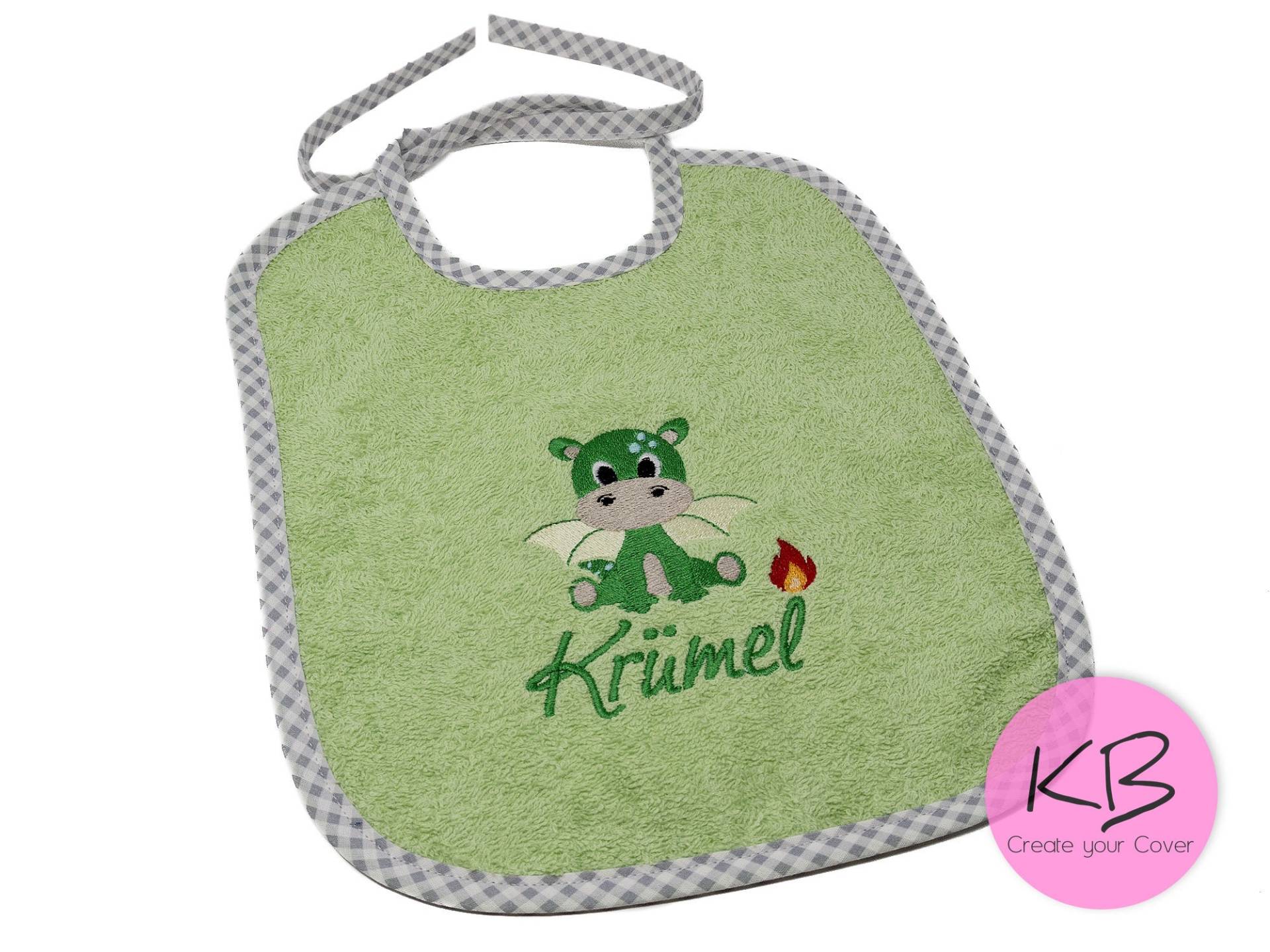 Lätzchen Zum Binden Mit Namen Und Motiv Drache Bestickt, Geschenk Zur Geburt, Taufe, Babylätzchen Personalisiert Lätzchen Zum Binden Mit Namen Und Motiv Drache Bestickt, Geschenk Zur Geburt, Taufe, Babylätzchen Personalisiert von CreateyourCover