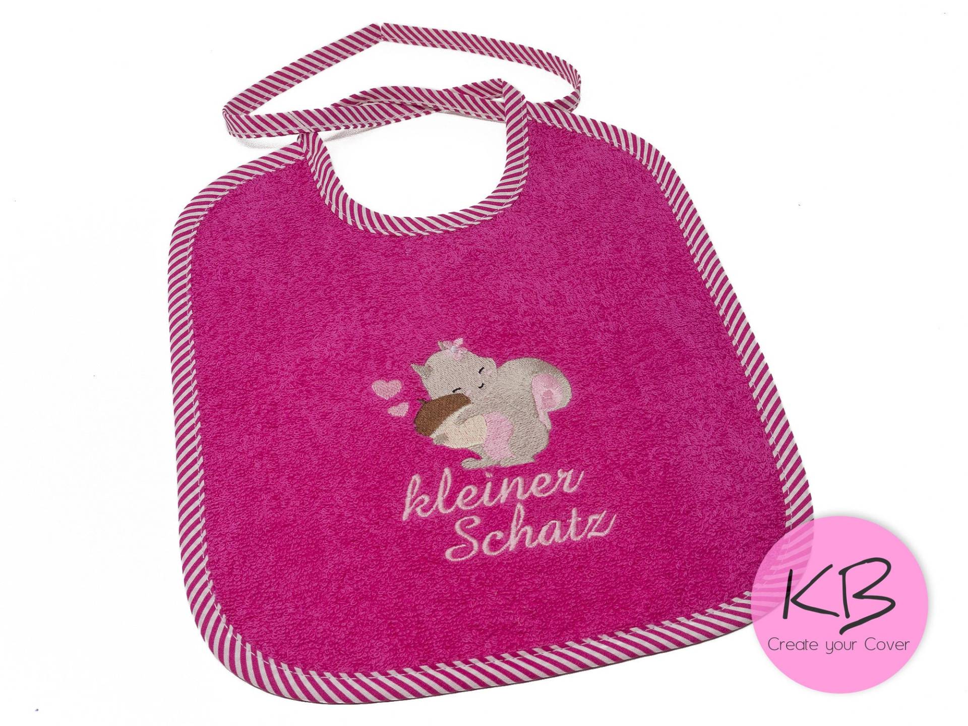 Lätzchen Zum Binden Mit Namen Und Motiv Eichhörnchen, Geschenk Zur Taufe, Babylätzchen Personalisiert, Babyparty, Geburt Lätzchen Zum Binden Mit Namen Und Motiv Eichhörnchen, Geschenk Zur Taufe, Babylätzchen Personalisiert, Babyparty, Geburt von CreateyourCover