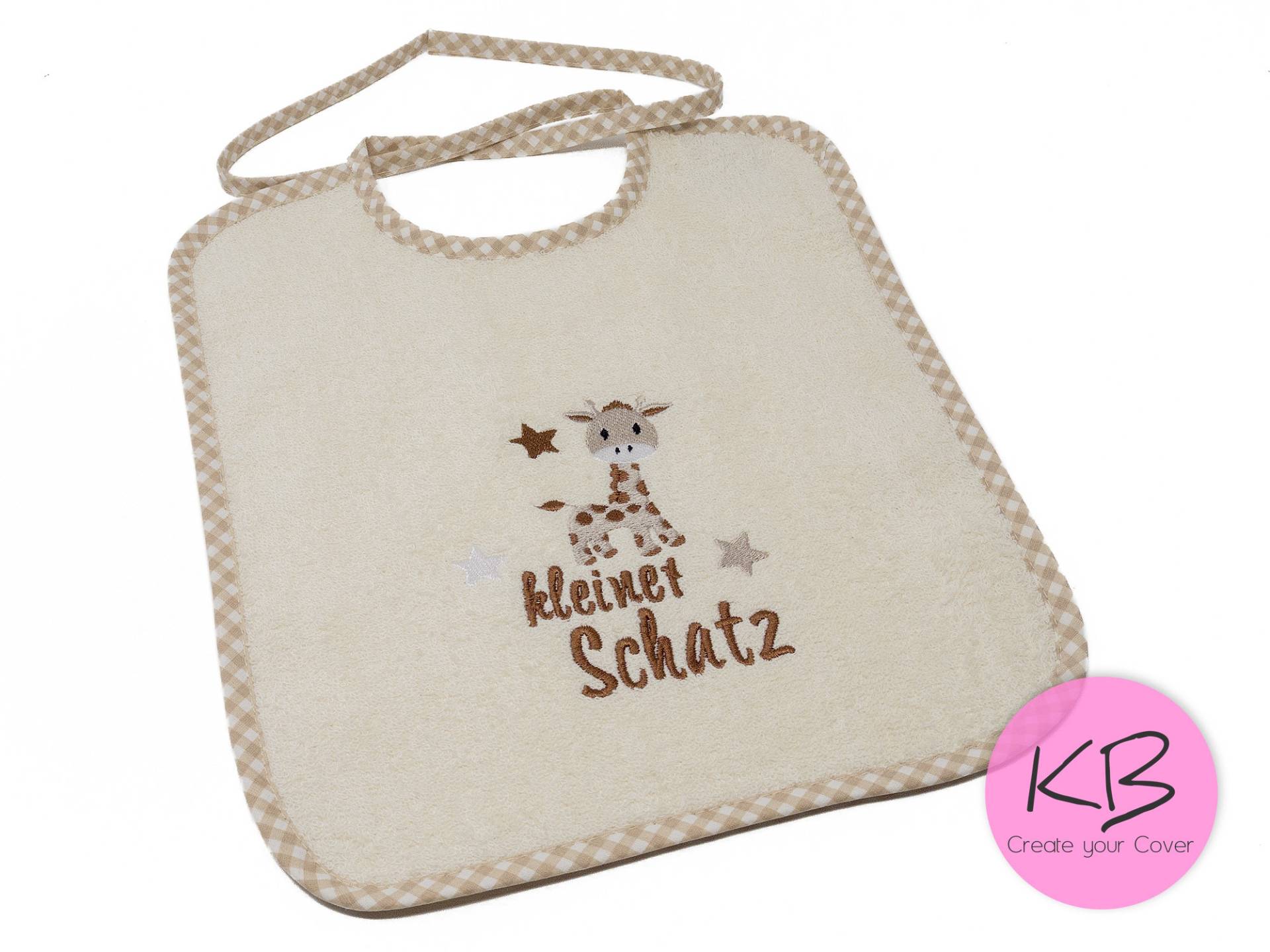 Lätzchen Zum Binden Mit Namen Und Motiv Giraffe, Babylätzchen Personalisiert, Kleines Geschenk Zur Geburt, Latz Für Baby, Taufgeschenk Lätzchen Zum Binden Mit Namen Und Motiv Giraffe, Babylätzchen Personalisiert, Kleines Geschenk Zur Geburt, Latz Für Baby, Taufgeschenk von CreateyourCover