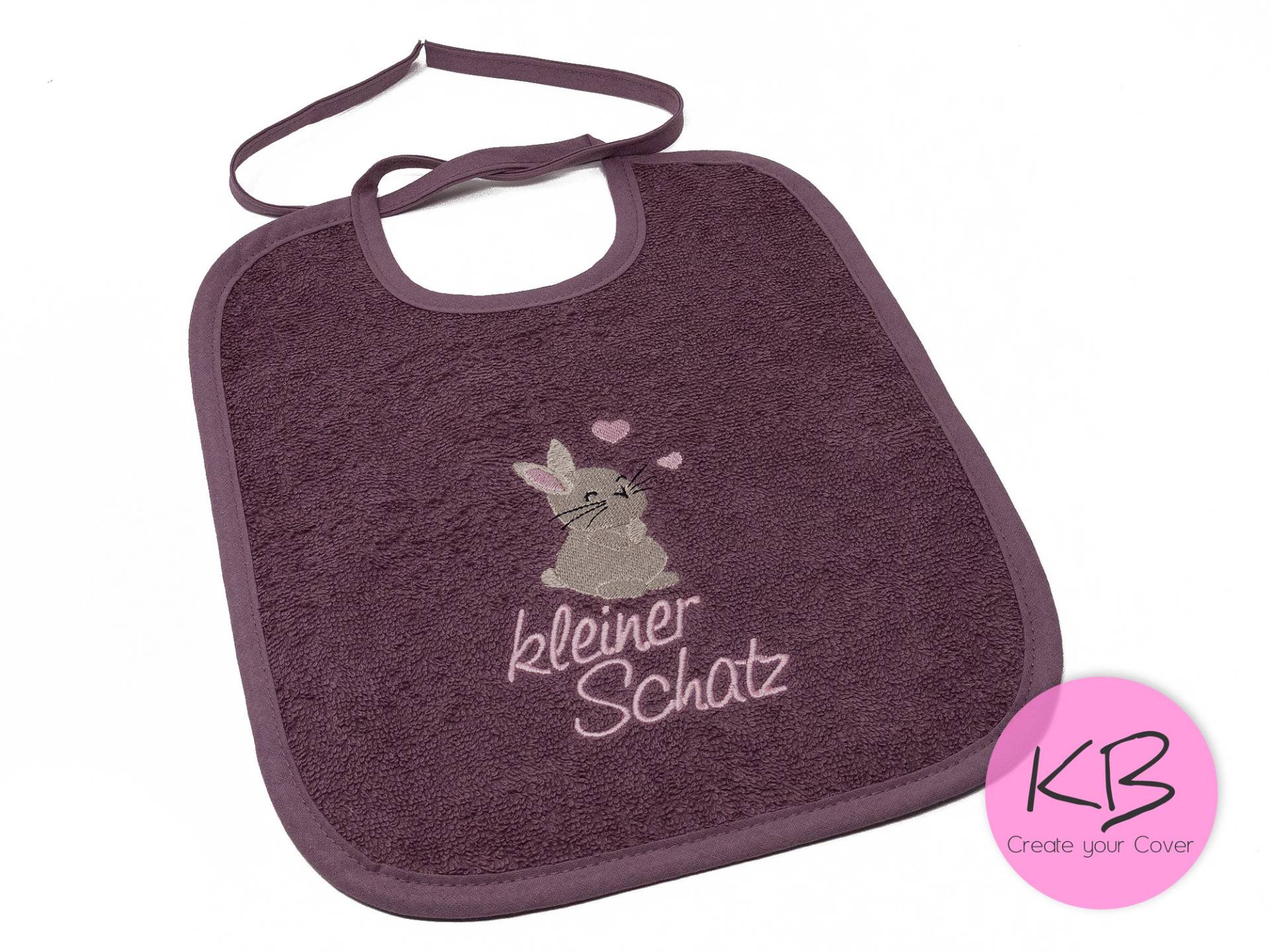 Lätzchen Zum Binden Mit Namen Und Motiv Häschen Hase, Geschenk Zur Taufe, Babylätzchen Personalisiert, Geburt, Babyparty Lätzchen Zum Binden Mit Namen Und Motiv Häschen Hase, Geschenk Zur Taufe, Babylätzchen Personalisiert, Geburt, Babyparty von CreateyourCover