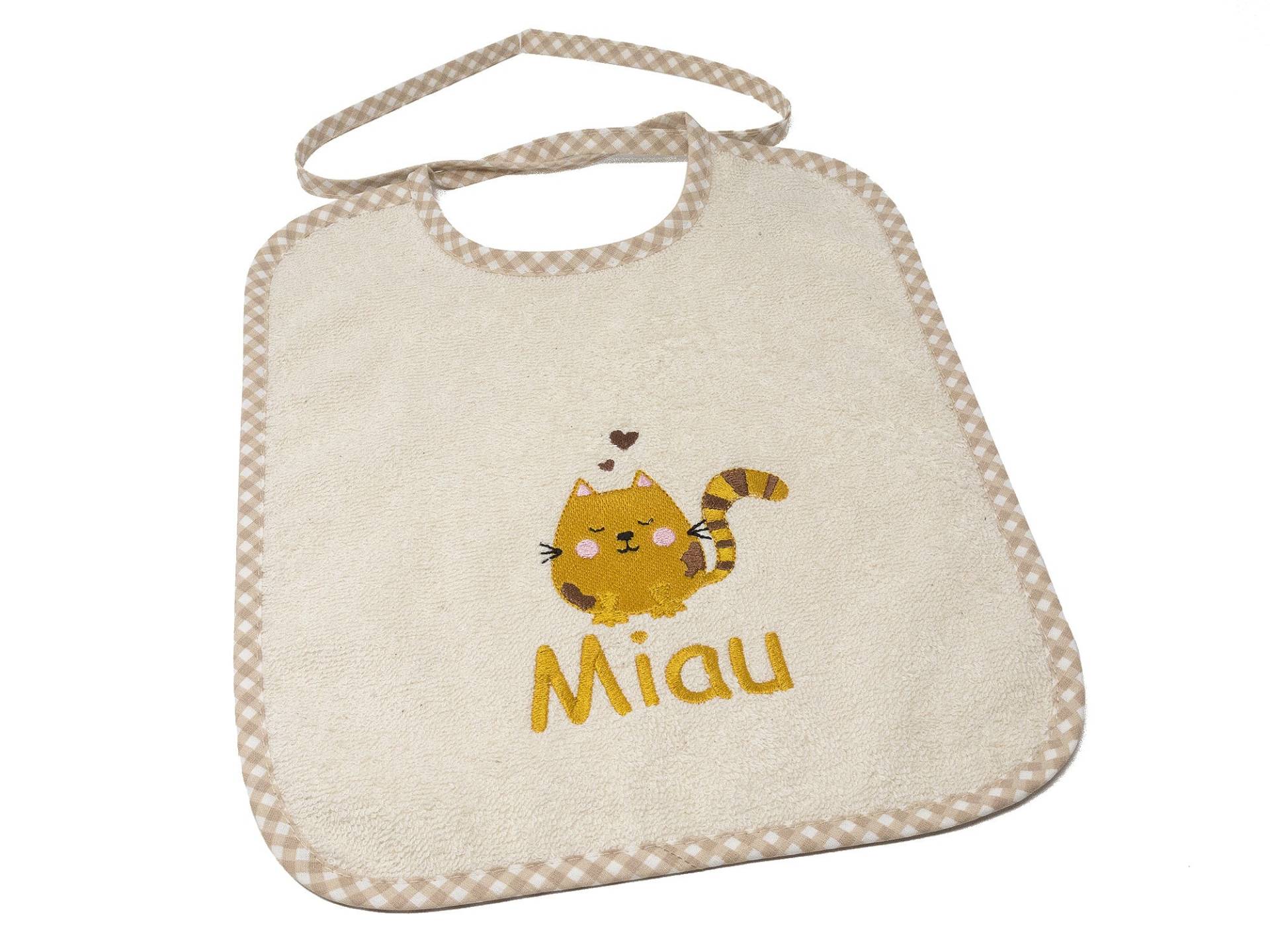 Lätzchen Zum Binden Mit Namen Und Motiv Katze, Geschenk Zur Geburt, Taufgeschenk, Personalisiert, Babylätzchen Lätzchen Zum Binden Mit Namen Und Motiv Katze, Geschenk Zur Geburt, Taufgeschenk, Personalisiert, Babylätzchen von CreateyourCover
